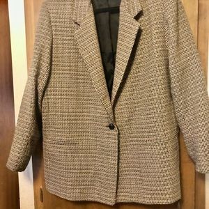 Brown tweed Blazer